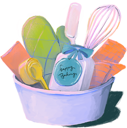 Painterly Baking Set Gifts That Show Care